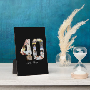 Nummer 40 Fotocollage Fotoplaat