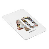 Nummer 40 Fotocollage Magneet (Rechterzijde)