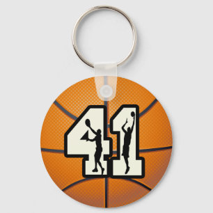 Nummer 41 Basketball Sleutelhanger