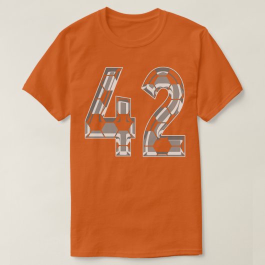 Nummer 42 Jersey 42 Moeder Speler Fan 1 T-shirt (Design voorkant)