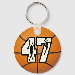 Nummer 47 Basketball Sleutelhanger