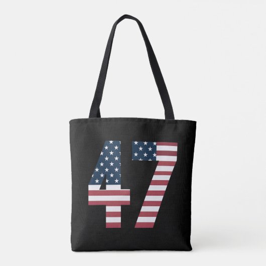 Nummer 47 Canvas tas (Achterkant)