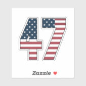 Nummer 47 Sticker (Vel)