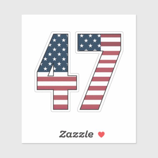 Nummer 47 Sticker (Vel)