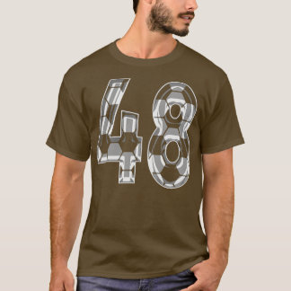 Nummer 48 Jersey 48 Moeder Speler Fan T-shirt