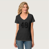 Nummer 48 t-shirt (Voorkant volledig)
