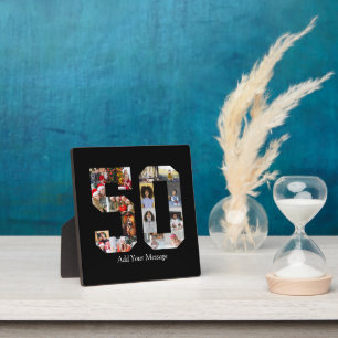 Nummer 50 Fotocollage Fotoplaat