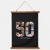 Nummer 50 Fotocollage Hangend Wandkleed (Voorkant 2)