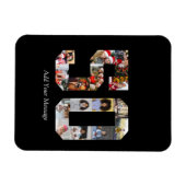 Nummer 50 Fotocollage Magneet (Horizontaal)