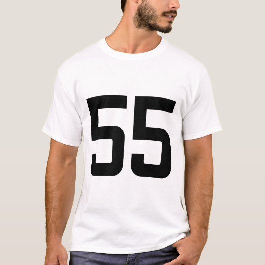 NUMMER 55 T-SHIRT (Voorkant)