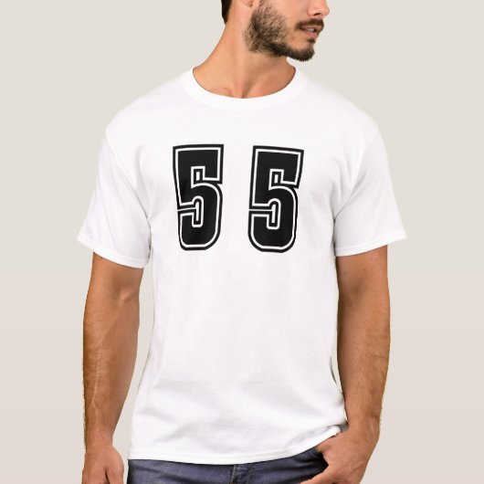 Nummer 55 t-shirt (Voorkant)