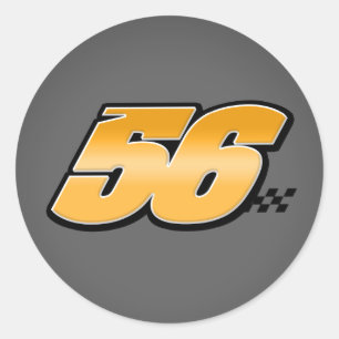 Nummer 56 - Sticker