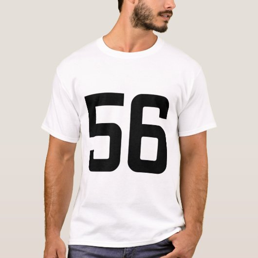 NUMMER 56 T-SHIRT (Voorkant)