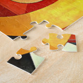 Nummer 5 Abstracte brandweermotor Legpuzzel (Zijkant)