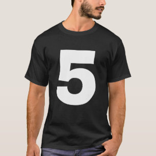 Nummer 5 . Vijf T-shirt