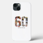 Nummer 60 Fotocollage Case-Mate iPhone Case (Achterkant)