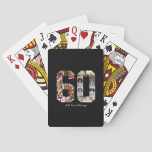 Nummer 60 Fotocollage Pokerkaarten
