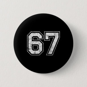 Nummer 67 2 ronde button 5,7 cm