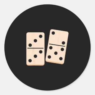 Nummer 67 Domino Grappige Zes Zeven Meme 6 En 7 Ge Ronde Sticker