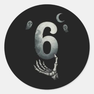 Nummer 67 Overeenkomen Six Seven 6 7 Meme 6 7 Hall Ronde Sticker