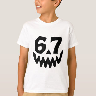 Nummer 67 Overeenkomen Six Seven 6 7 Meme 6 7 Hall T-shirt