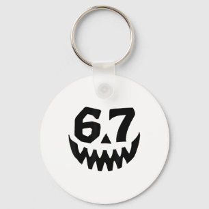 Nummer 67 Overeenkomen Zes Zeven 6 7 Meme 6 7 Hall Sleutelhanger