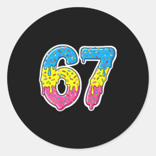 Nummer 67 Shirt Kostuum Volwassene Nk Voor Vrouwen Ronde Sticker
