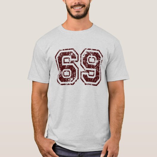 Nummer 69 T-shirt (Voorkant)