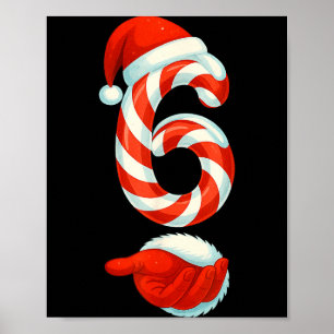 Nummer 6 7 Meme 67 Koppel Pyjama Kerst Match Poster