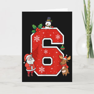 Nummer 6 7 Meme 67 Koppel Pyjama Kerst Matchi Kaart