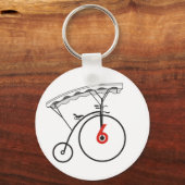 Nummer 6-badge Sleutelhanger (Voorkant)