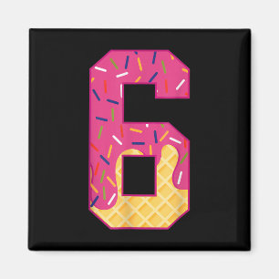 Nummer 6 Ijsje Drip 67 Meme Koppel Halloween C Magneet