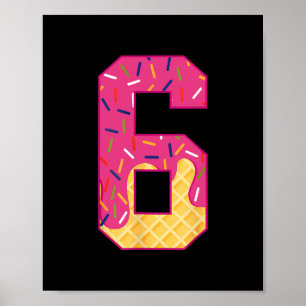 Nummer 6 Ijsje Drip 67 Meme Koppel Halloween C Poster