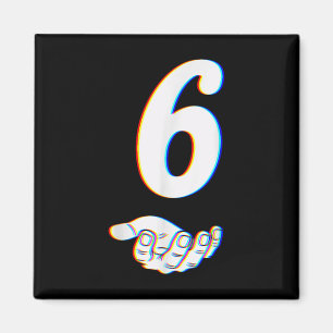Nummer 6 Matching 67 Meme Halloween Kostuum Heren Magneet