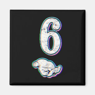 Nummer 6 Matching 67 Meme Halloween Kostuum Heren Magneet