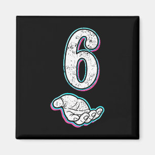 Nummer 6 Matching 67 Meme Halloween Kostuum Heren Magneet