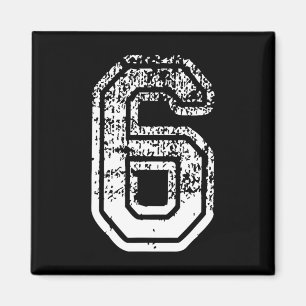 Nummer 6 Matching 67 Meme Halloween Kostuum Mannen Magneet
