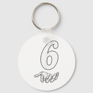 Nummer 6 Matching 67 Meme Halloween Kostuum Mannen Sleutelhanger