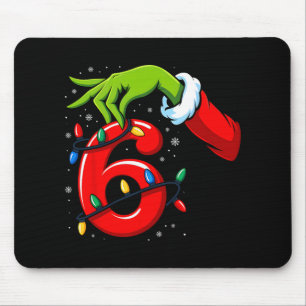 Nummer 6 Matching 67 Meme Kerst Elf Hand Jongens  Muismat