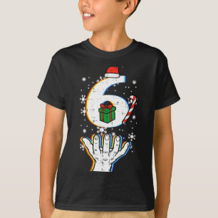 Nummer 6 Matching 67 Meme Kerstmis 6 7 Xmas Mannen T-shirt