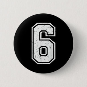 Nummer 6 Matching 67 Meme Kostuum Mannen Vrouwen K Ronde Button 5,7 Cm