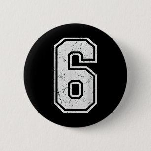 Nummer 6 Matching 67 Meme Kostuum Mannen Vrouwen K Ronde Button 5,7 Cm