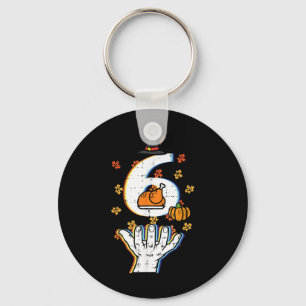 Nummer 6 Matching 67 Meme Thanksgiving 6 7 Mannen Sleutelhanger