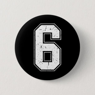 Nummer 6 Matching Kostuum 67 Meme Kostuum Nood Ronde Button 5,7 Cm