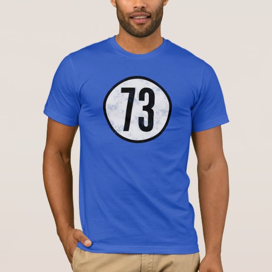 Nummer 73 t-shirt (Voorkant)