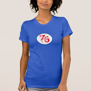  nummer - 76 Rood wit en blauw VS T-shirt