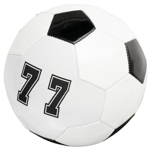 nummer 77 voetbal (Drie kwart)