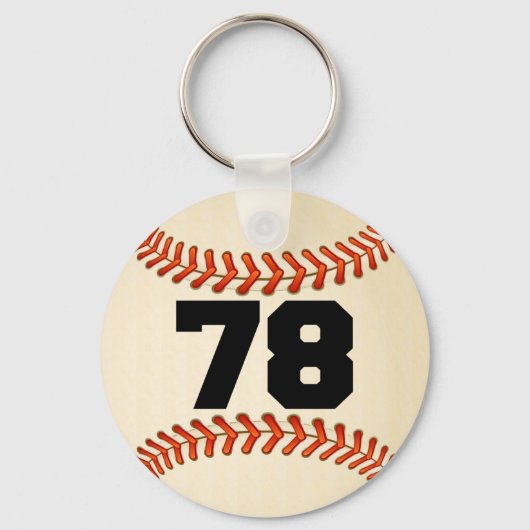 Nummer 78 Baseball Sleutelhanger (Voorkant)