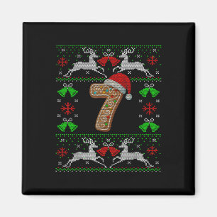Nummer 7 67 Meme Grappige Lelijke Kerst Xmas Trui Magneet