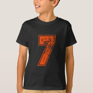 Nummer 7 67 Meme Halloween Pompoen Kostuum Matchin T-shirt